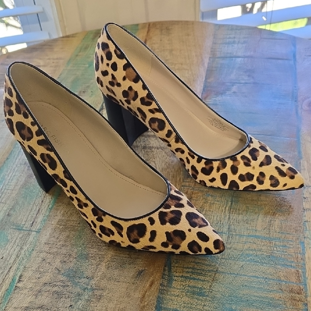 Marc Fisher Leopard Print  Heels Size 7.5